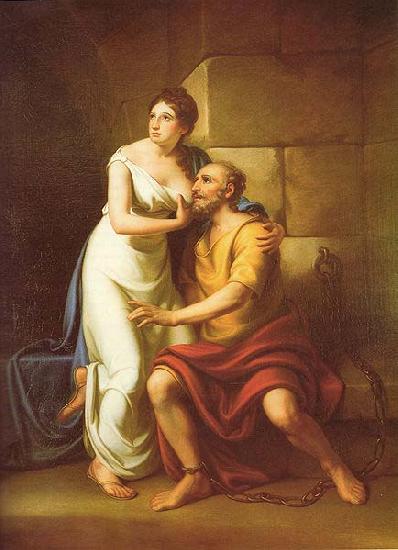 Rembrandt Peale The Roman Daughter oil painting image